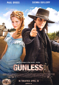 ‘Gunless’ was filmed in Osoyoos in the summer of 2009. The western film showcased Osoyoos and the film production helped to boost the local economy, providing revenue for hotels, building material suppliers, restaurants and many other businesses It al