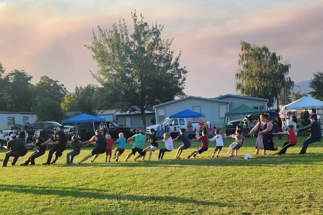 Oroville’s National Night Out, first organized in 2021 under Police Chief Michael Langford, has evolved into a festival of family-friendly activities. Photo courtesy of City of Oroville.