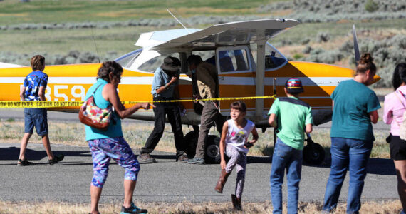 GT File Photo
The Tonasket Father’s Day Fly-In event brings families together and celebrates Father’s Day with a trip in an airplane or helicopter.