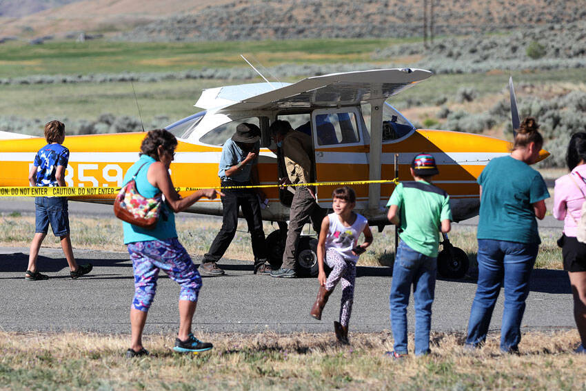 GT File Photo
The Tonasket Father’s Day Fly-In event brings families together and celebrates Father’s Day with a trip in an airplane or helicopter.