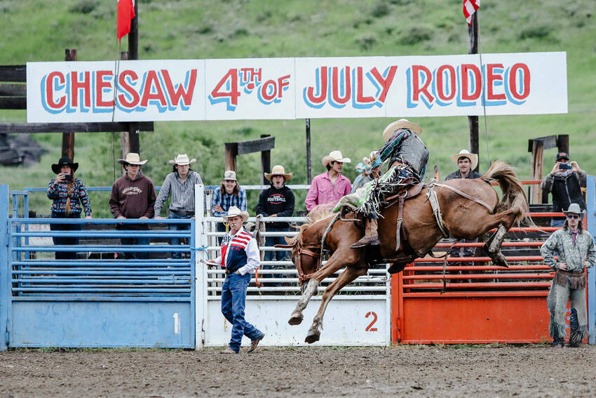 The Chesaw Fourth of July Rodeo brings in people from all over to enjoy rodeo action and much more in this small highlands community. <em>Laura Knowlton/GT file photo </em>