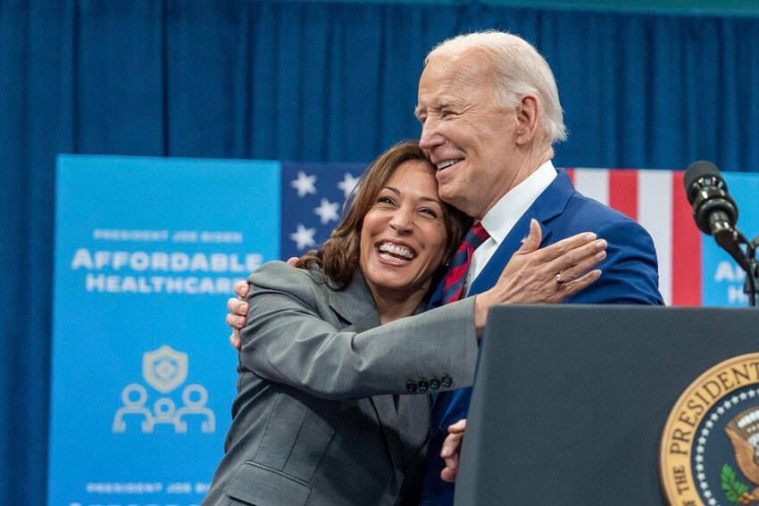 Vice President Kamala Harris and President Joe Biden. <em>President Joe Biden | Facebook </em>