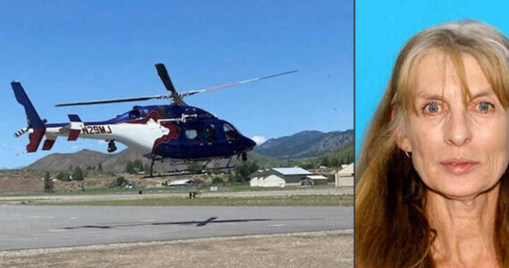 A U.S. Border Patrol helicopter was also enlisted to do a search from the air for the missing 77-year-old Lucy Burns, as well  as 93 search personnel from six counties.