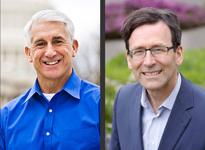 Washington state gubernatorial candidates Dave Reichert and Bob Furguson.
<sub>Photos courtesy of the candidates </sub>