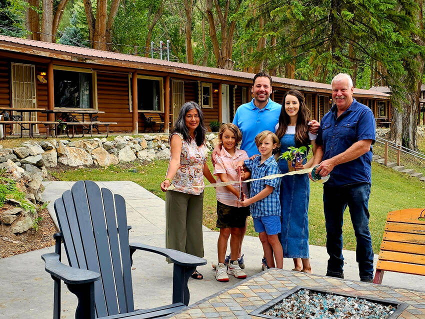 The new owners of The Sun Cove Resort, Karim and Tiara Ders, along with their three children, are thrilled to take over the reins of The Sun Cove Resort, and love this incredibly special place, vowing to work hard to see the resort thrive as a gathering place for families and friends for generations to come. Oroville Chamber of Commerce Rocky DeVon conducted a ribbon cutting this month. Submitted photo