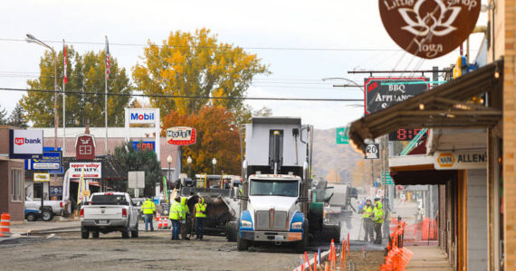 Phase I of the Perfect Passage Project has been completed with the temporary paving allowing residents and commuters to pass through town without taking detours. Work will resume next spring when the new permanent pavement will be placed on Whitcomb Ave. <em>Laura Knowlton/staff photo</em>