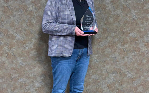 Noreen Olma, a member of the Okanogan County Cattlewomen ,has been named the 2024 recipient of the Washington State Cattlewoman of the Year award. “We are beyond lucky to have her as one of our members. Thank you for all you do,” said the Okanogan County Cattlewomen. <em>Okanogan County Cattlewomen/submitted photo</em>