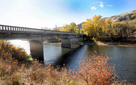 Okanogan County’s 12th Street Bridge crosses the Similkameen River connecting Oroville with County Hwy. 7. In recent months, an illegal homeless encampment was established there. The county sheriff’s office and public works cleaned it up while they could still gain access to it before the snow falls. The county wanted it removed so that when spring run off comes the encampment isn’t washed away down river. Gary DeVon/staff photo