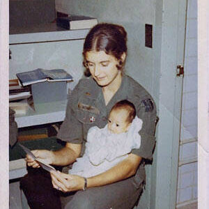 Lieutenant Karen Schimpf, an Army nurse who provided medical care and brought hope to countless soldiers and children in need during the Vietnam War. Submitted photo