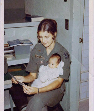 Lieutenant Karen Schimpf, an Army nurse who provided medical care and brought hope to countless soldiers and children in need during the Vietnam War. Submitted photo