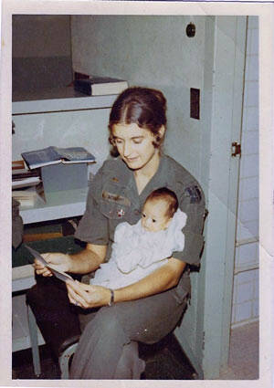 Lieutenant Karen Schimpf, an Army nurse who provided medical care and brought hope to countless soldiers and children in need during the Vietnam War. Submitted photo