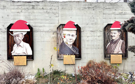 Tonasket’s founders found themselves sporting Santa hats as the city gears up for its annual Tonasket Winter Fest, a tradition that brings the community together, celebrating holiday cheer and winter wonder. Tonasket will light up its community Christmas tree on Friday, Dec. 6, while neigboring Oroville will light up their tree on Saturday, Dec. 7. <em>Laura Knowlton/staff photo </em>