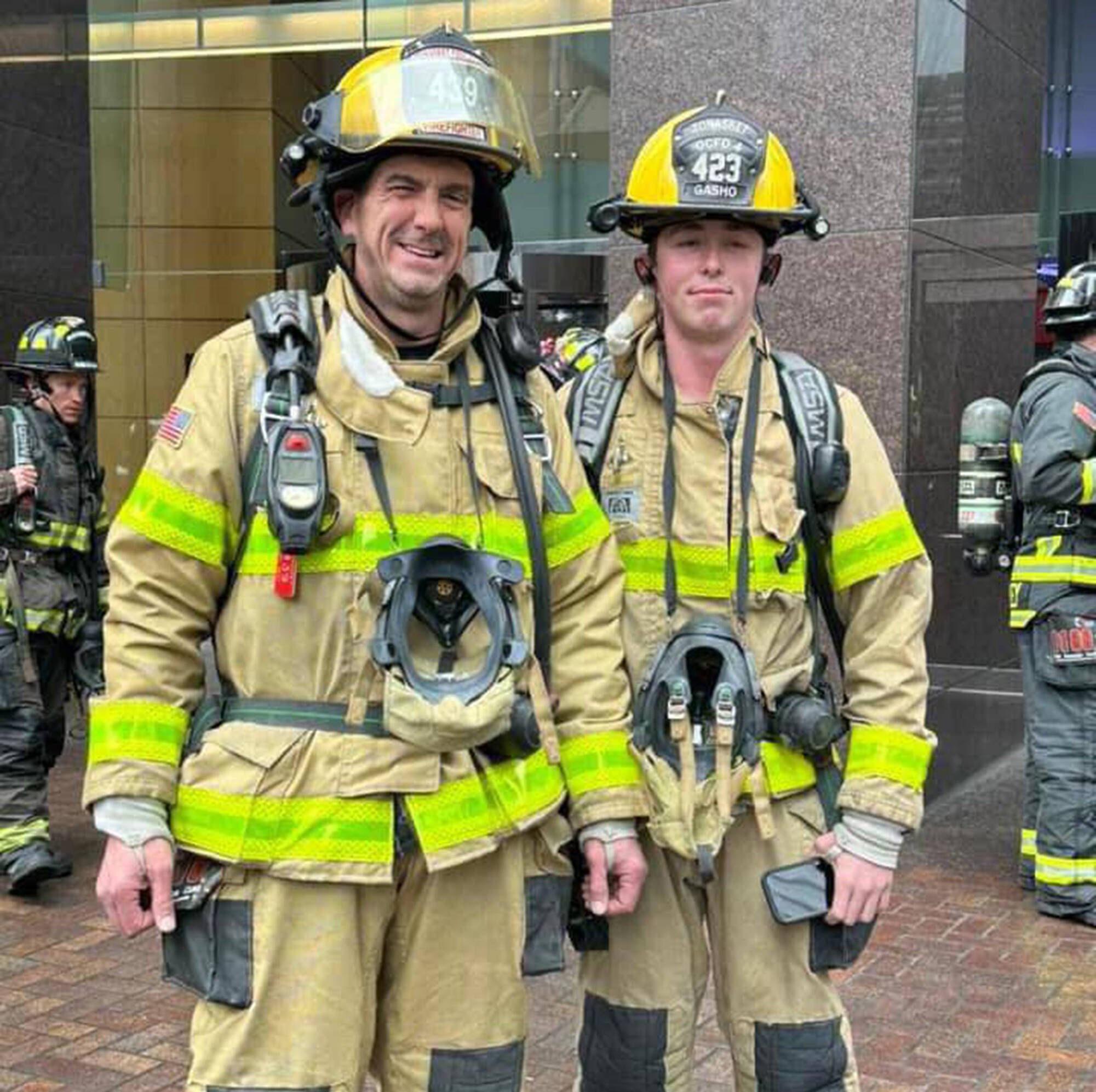 Subnitted photo
Local firefighters, along with firefighters from across the nation are preparing to lace up their boots and don their gear for the 2025 Leukemia and Lymphoma Society (LLS) Firefighter Climb,  set to take place on March 9,.