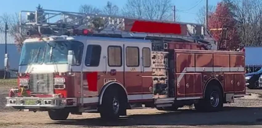 A photo of the ladder truck the Oroville City Council approved to purchase with funds coming from the Oroville Fire Department, as well as the Oroville Rural Fire Department if their County Fire Commissioners agree. The truck has a 75-foot ladder which will allow the fire departments to deal with fires in multi-story buildings, as well as in other situations requiring water to be sprayed from above the burning structure. OFD submitted photo