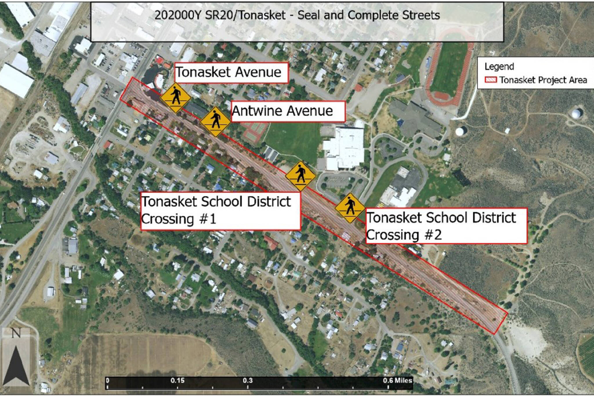 WSDOT image The state Department of Transportation is hosting an in-person open house on Thursday, March 27 to share information and get public feedback on proposed pedestrian and bicycle upgrades for State Route 20 in Tonasket.