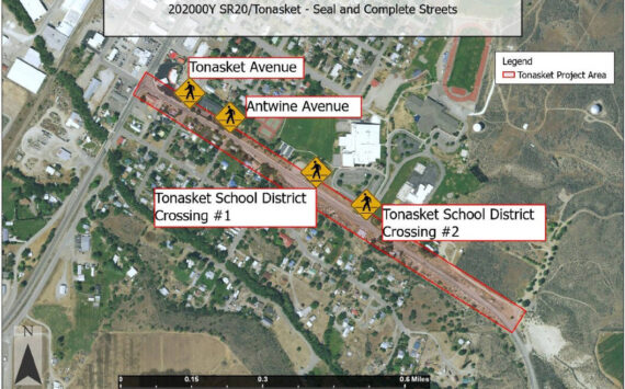 The state Department of Transportation is hosting an in-person open house on Thursday, March 27 to share information and get public feedback on proposed pedestrian and bicycle upgrades for State Route 20 in Tonasket. WSDOT image